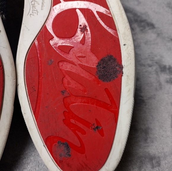 Christian Louboutin Multicolor Leather Rantus Orlato Sneakers Size 43.5 US 10.5 - Picture 11 of 14